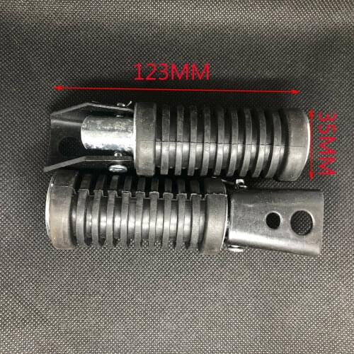 For Suzuki GN125/QJ25/GS125/GT125-5 Rear Passenger Foot Pegs Pedal Motorcycle Footrest Foot Rests Feet Peg Pad Motorbikes Parts