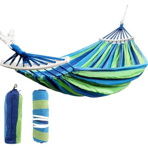 Portable Outdoor Furniture Swing Chair 1-2 Person Camping Hanging Hammock Travel Lazy Chair Home Garden Hammock