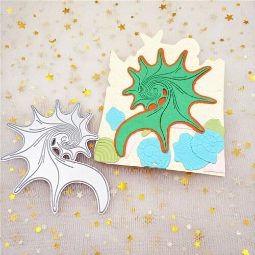 Psychedelic Conch Metal Cutting Dies for Craft Dies Scrapbooking Photo Card Making Album Embossing Stencil Die Cut