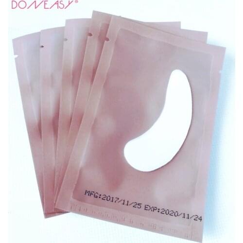 50 pairs Slim Eyelash Extension Paper Eye Gel Patches Eye Stickers Eyelash Under Eye Pads Eye Paper Patches Tips Stickers