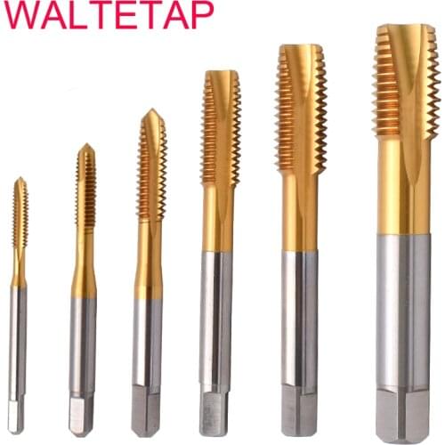 10PCS HSSE With Tin Spiral Pointed tap BSW 1/8-40 5/32-32 3/16-24 7/32-24 W 1/4 5/16-18 3/8 7/16 1/2 Machine Screw Thread Taps