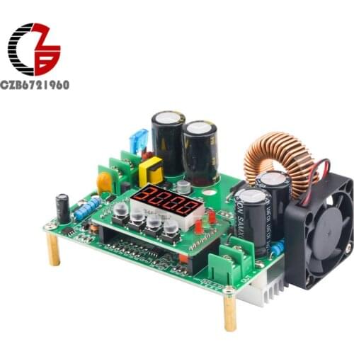 12A 720W DKP6012 CNC Adjustable CC CV DC 10V-75V to 0-60V Step Down Voltage Stabilized Constant Current Power Supply Module