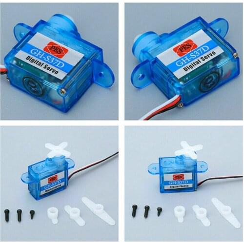 4pcs Mini Digital 3.7g RC Servo for RC Helicopter Airplane Foamy Plane Heli robot