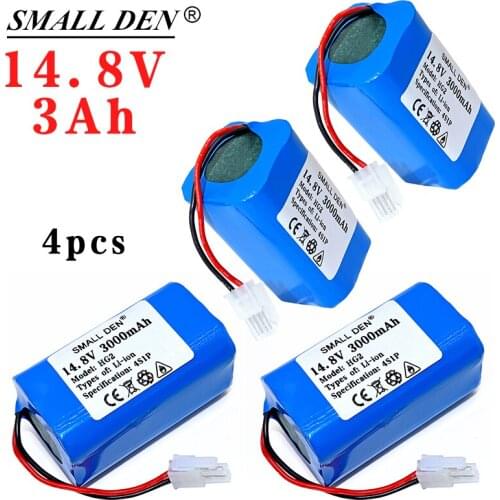 4PCS 14.8V 3000mAh HG2 high quality Chuwi battery is a rechargeable battery for ILIFE ecovacs V7s A6 V7s pro Chuwi iLife battery
