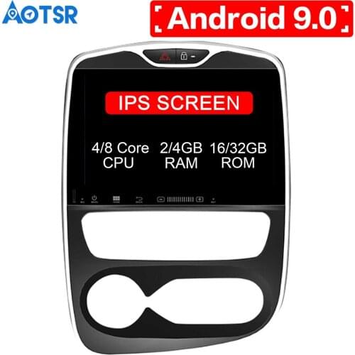 8 core Android 9 32gb Car No DVD Player GPS navigation For Renault Clio 2013-2018 radio recorder multimedia head unit IPS screen