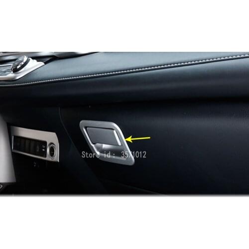 Car ABS Chrome Glove Store Box Handle Buckle Cover Trim Auto Accessories Styling 2pcs For Toyota RAV4 2016 2017 2018