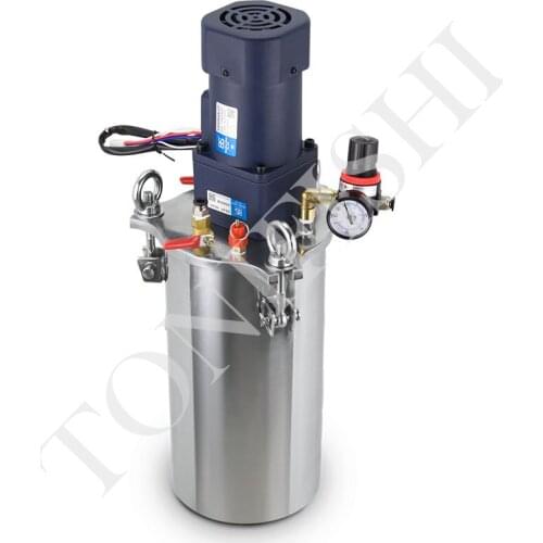 4L/5L dispensing pressure tank, 304 stainless steel electric mixing storage tank, electric mixing and mixing