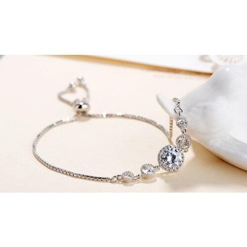 VAB17 classic lover gift Bracelet new fine jewelry,925 silver jewlry lady bangle for daily wear Free shipping