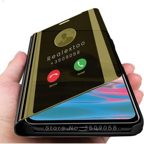 Casess redmy not 10 case smart mirror magnetic stand flip for redmi note 10 pro shockproof coque readmi redmy note10 coque funda