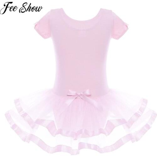 Kids Ballet Tutu Dress Girls Gymnastics Leotard Dancewear Ballet Clothes Children Ballerina Costume High Quality Ballet Tutus