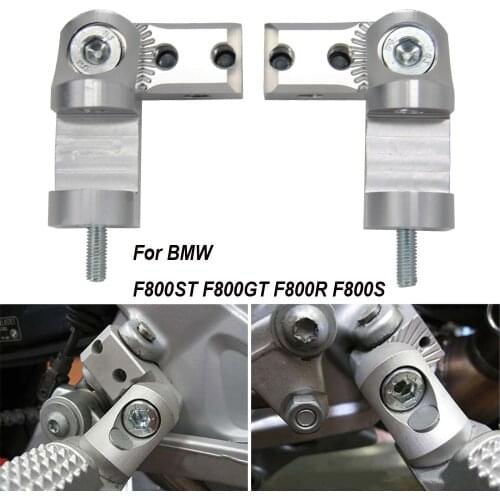 For BMW F800ST F800GT F800R F800S F 800 GT ST S R NEW Motorcycle Adjustable Driver Footrest Adapter Kits Passenger Lowering