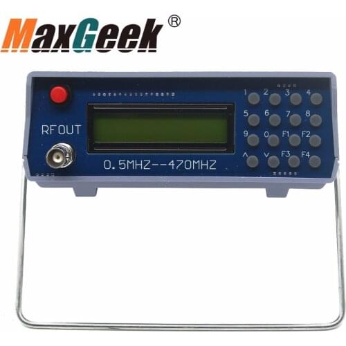 Maxgeek 0.5Mhz-470Mhz RF Signal Generator Meter Tester for FM Radio Walkie-Talkie Debug