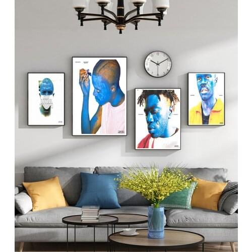 Art Canvas Painting Poster Home Decor obrazy plakat Brockhampton Hot Album All American Trash Saturation Hip Hop Rap Music Star