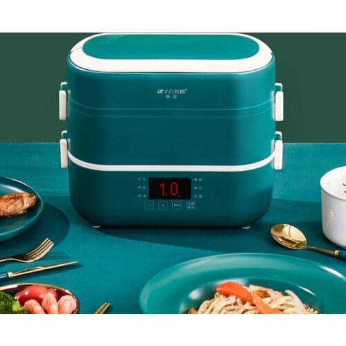 Heating Lunch Box Rice Cooker Lunch Box With Heating Electric Lunch Box Food Warmer Container Self-Heating Steamed Rice Bento