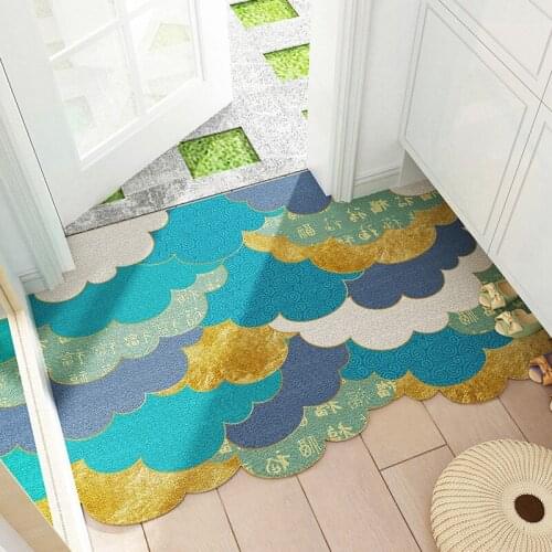 Easy To Clean Floor Mats Carpet Kitchen Mat Bathroom Mat Can Be Cut PVC Non-slip Home Door Mats Custom Entrance Door Mat Carpet