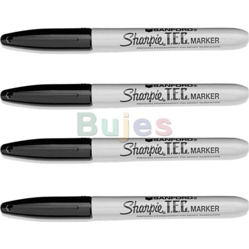Sharpie Tec Trace Element Certified Marker Black Fine Point 13401,for Electronics, Aeronautic and Ship Building Industries