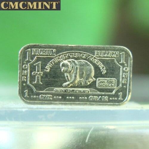 1Gram Niobium Bear Bar A131