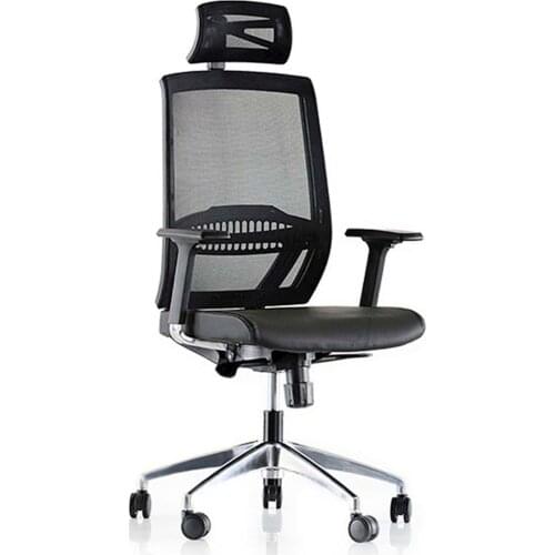 Space Office Solo Meshed Manager Chair-Black