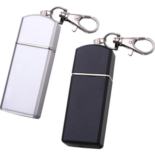 LUOEM Portable Ashtray Cigarette Ashtray Smoking Ashtray Outdoor Use Ash Holder Pocket Tray with Lid Key Chain for Travelling