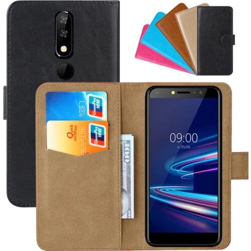 Luxury Wallet Case For BQ 5732L Aurora SE PU Leather Retro Flip Cover Magnetic Fashion Cases Strap