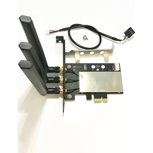 Broadcom BCM943602CS 867Mbps Dual Band 802.11ac Desktop PCI-E 1X WiFi Adapter PCi Express Wireless Card + Bluetooth 4.0