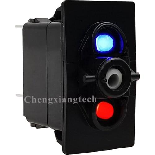 12V/20A 24V/10A 5 Pins On Off SPST Up Blue & Down Red Led Lights Switch Base for Carling Arb Narva Car Boat Marine Rocker Switch