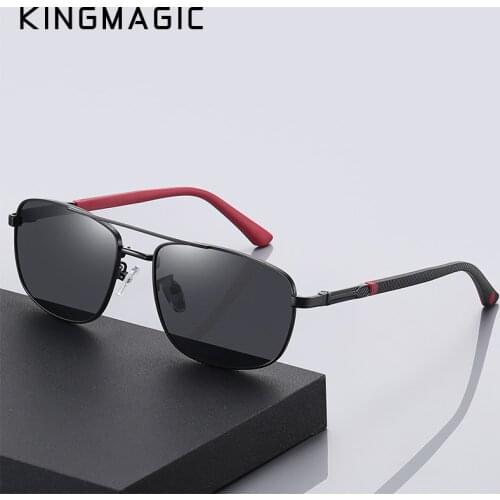 KINGMAGIC Luxury Polarized Sunglasses Mens Driving Shades Male Sun Glasses Vintage Travel Fishing Classic Sun Glasses