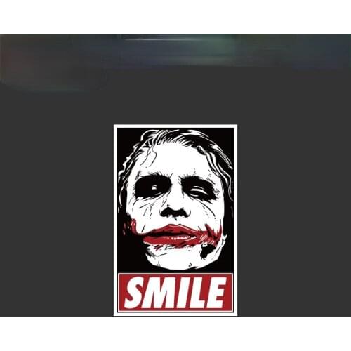 Joker Why So Serious Auto High Quality KK Vinyl Clown Decal Car Sticker Pillar Blood Laptop Automobile Window Decor Car Styling