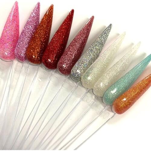 1KG 180Colors MMA Mixed Glitter Dazzle ACRYLIC POWDER Extension STICK MANICURE Colorful Holo Nail ART ACRYLIC POWDER R4031-R4060