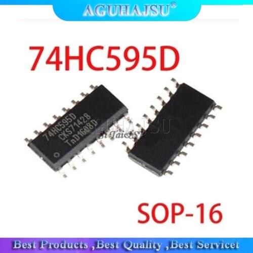 20pcs/lot 74HC595D SOP16 74HC595 molewei SOP SN74HC595DR SMD new and original IC