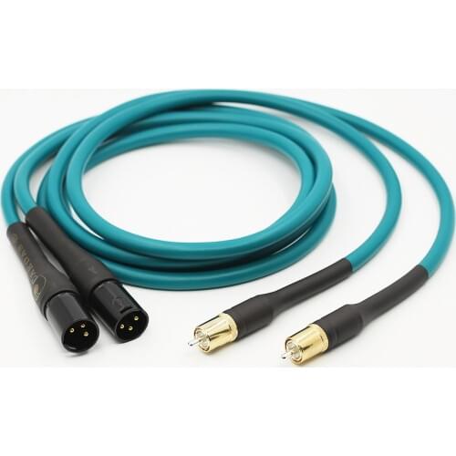HiFi Cardas RCA to XLR Balanced plug Audio Cable Cardas Cross Audio Amplifier CD DVD player RCA interconnect cable