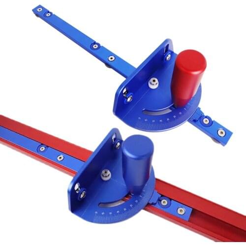 Aluminium Miter Gauge Table Saw Router 74 Type Profile Fence Sawing Assembly Ruler For Woodworking Tools