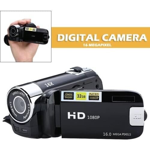 2.7 inch Screen Handheld Digital Camera 16X Digital Zoom DV Recorder 16MP HD Camcorder Vlogging 16X Zoom Digital Video Camera