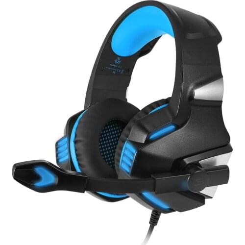 Head on computer Gaming headphone with microphone video Gaming headset headset headset LED light with 7.1 channel wired headset