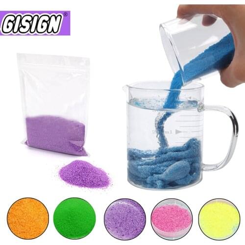 50g DIY Magic Sand Toys Not Wet Sands For Kids Art Kit Non Wet Color Sand Bottle Set Slime Educational Toy For Children Gifts