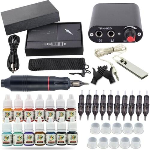 Tattoo Machine Set Tattoo Motor Tattoo Pen New Style Beauty Tools Kit Tatuaje Professional Kit Tattoo Complete Machine