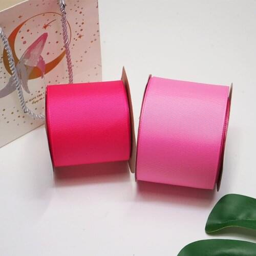 Cheap big sale 75 mm solid colors grosgrain ribbon