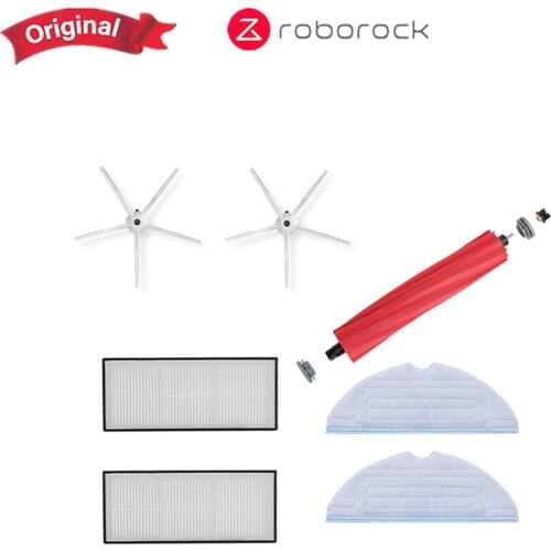 Original Roborock Vacuum Cleaner Man S7 S70 S75 Mop Washable Filter Side Brush Cleaning Affordable Kit Accessories