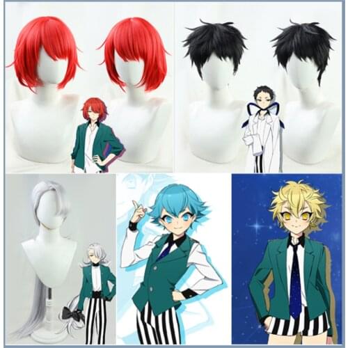 Bishounen Tanteidan Doujima Mayumi/Soutouin Manabu/Sakiguchi Nagahiro/Fukuroi Michiru/Ashikaga Hyouta/Yubiwa Sousaku Cosplay Wig