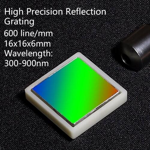 Plane reflection grating high-precision grate 600 lines 16x16x6mm optical instrument Optical module Spectrophotometer