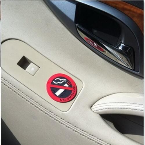 No smoking reminder warning car sticker sign for granta lada duster renault toyota rav4 ford honda civic nissan teana j32 ix25