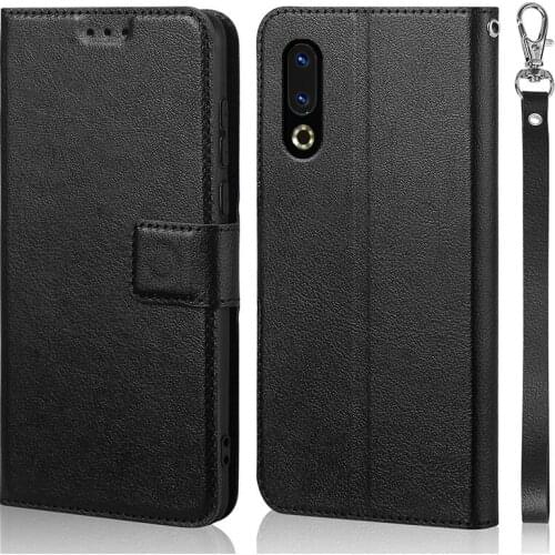 Shockproof magnetic Case for Meizu 16S Phone Case flip leather Case Mobile silicone Shell Cover with card slots