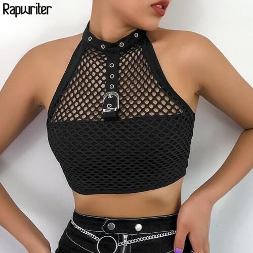 Женские прозрачные майки Rapwriter China At AliExpress