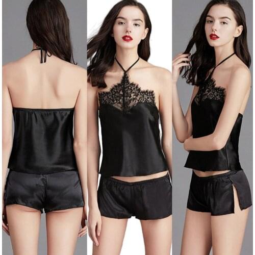 SHUFUCHUANDAI Women's Silk Pajamas