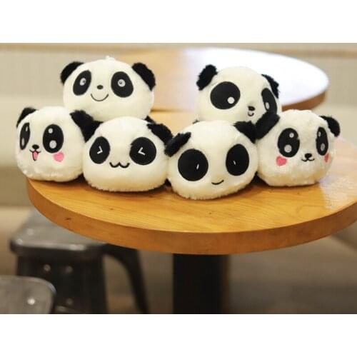 Super Cute Big Head Panda Plush Toy Stuffed Lovely Cartoon Bear Gift for Children Soft Animal Doll Pendant Kids Baby Girl Gift