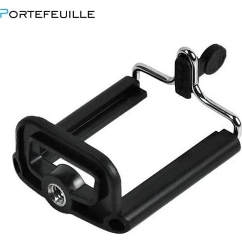 Universal Phone Clip Holder Mount Bracket Adapter for Smartphone Camera Phone Tripod Stand Mount Monopod Selfie Stick Phone Clip