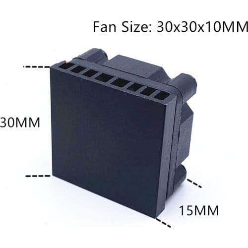 DC 5V 12V 24V 30x30x15mm 3010 30mm Fan With 5mm Heat sink BGA Fan Graphics Card Fan With Heat Sink Cooler Cooling Fan 2wire