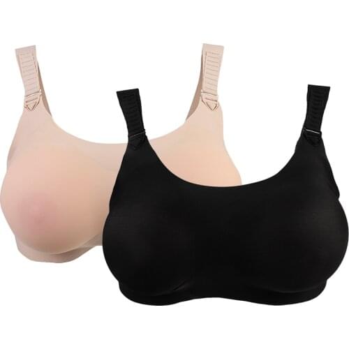 2pack Crossdresser Bra Silicone Breast Form Prosthesis Mastectomy Bra 40/90 Push Up Bra Underwear Wireless Bra Bralette Lingerie