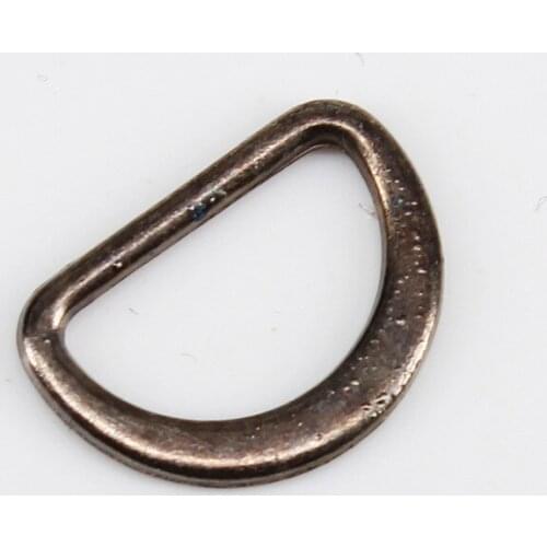 20piece 13mm Black Gun Alloy D Ring Adjustable Belt Buckle Fasteners K415