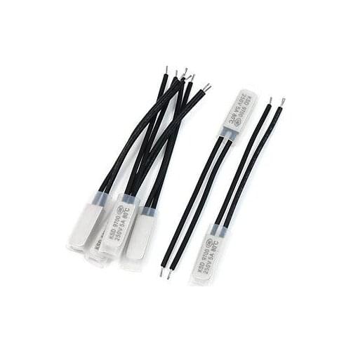 6 x Bimetal Thermostat Temperature Switch 80 Degree Celsius Normally Closed